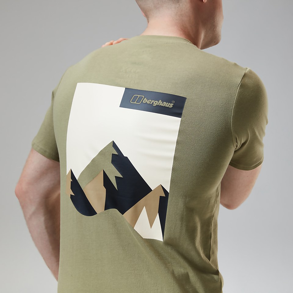 Dolomites MTN Short Sleeve Tee für Herren - Hellgrün