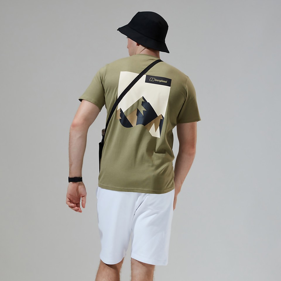 Dolomites MTN Short Sleeve Tee für Herren - Hellgrün