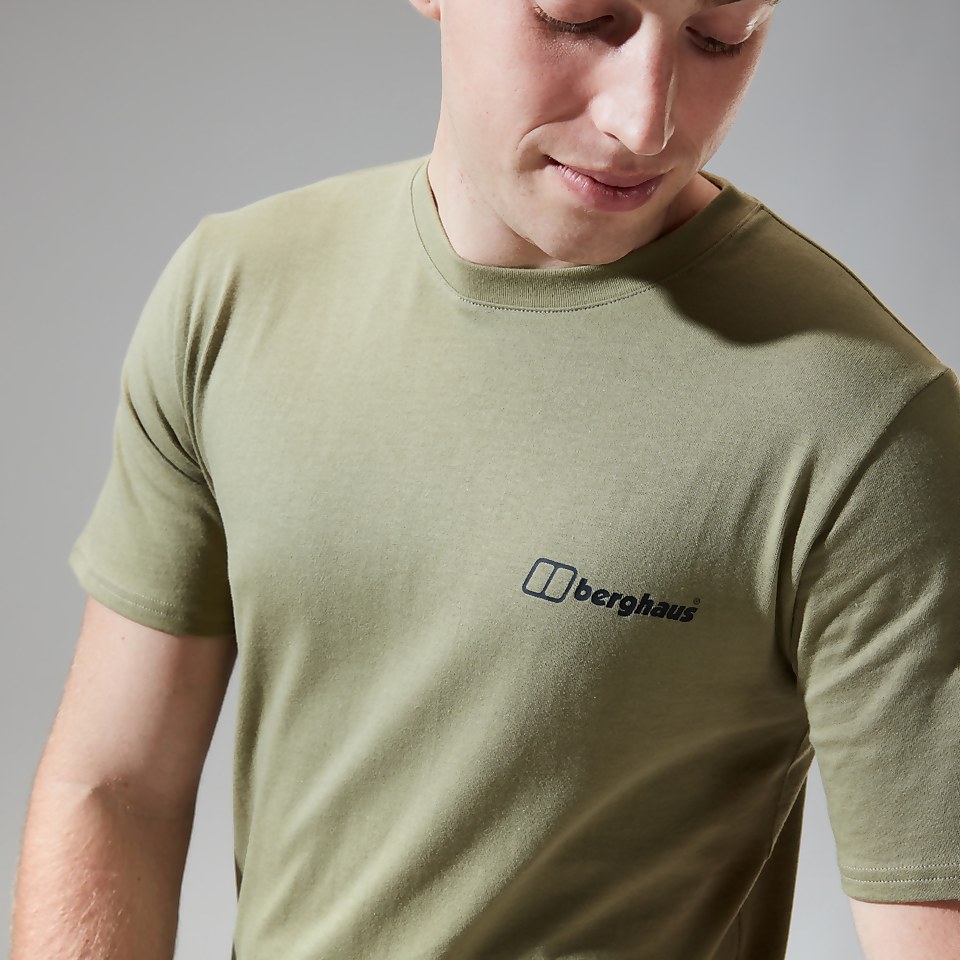 Dolomites MTN Short Sleeve Tee für Herren - Hellgrün