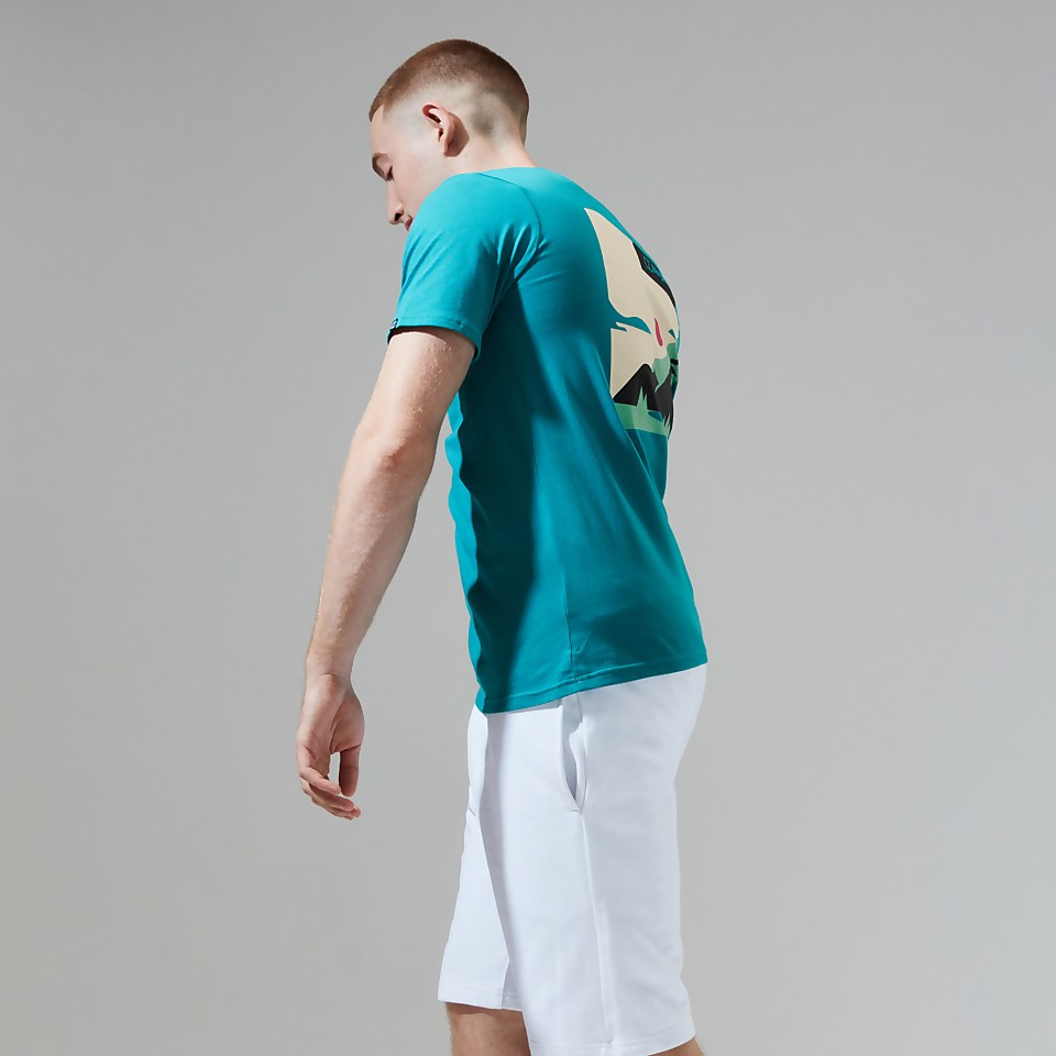 Men's Buttermere Short Sleeve Tee Dark Turquoise