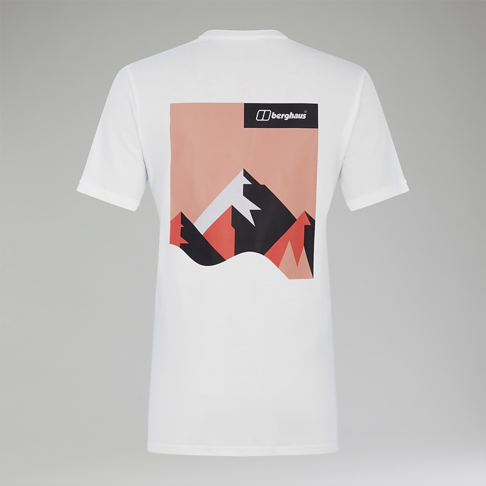 Women's Boyfriend Dolomites MTN Short Sleeve Tee White