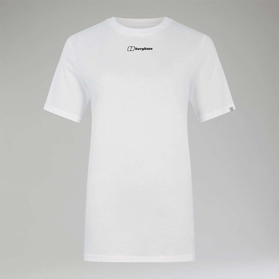 Women's Boyfriend Dolomites MTN Short Sleeve Tee White