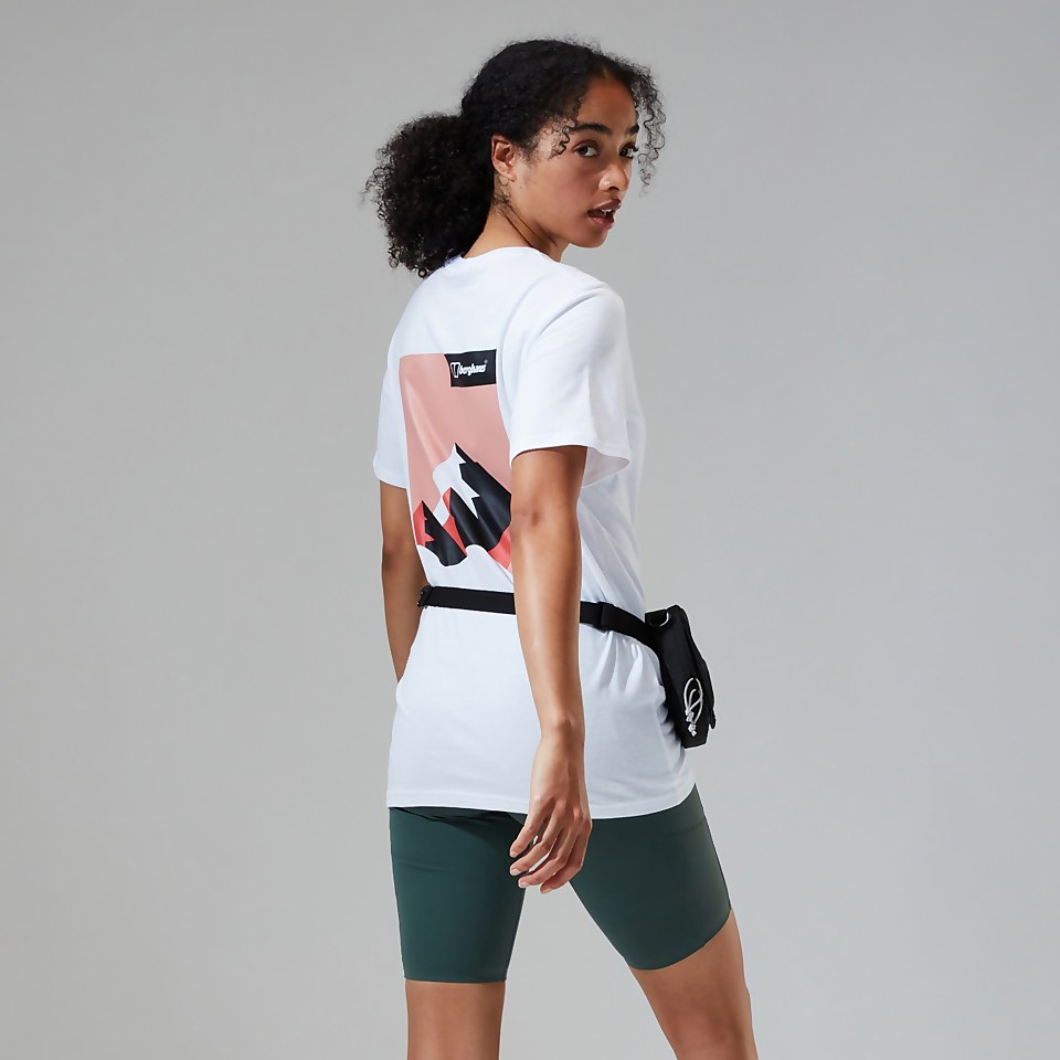 Women's Boyfriend Dolomites MTN Short Sleeve Tee White