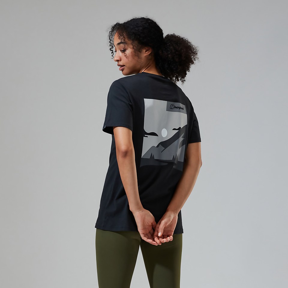 Boyfriend Buttermere Short Sleeve Tee für Damen - Schwarz