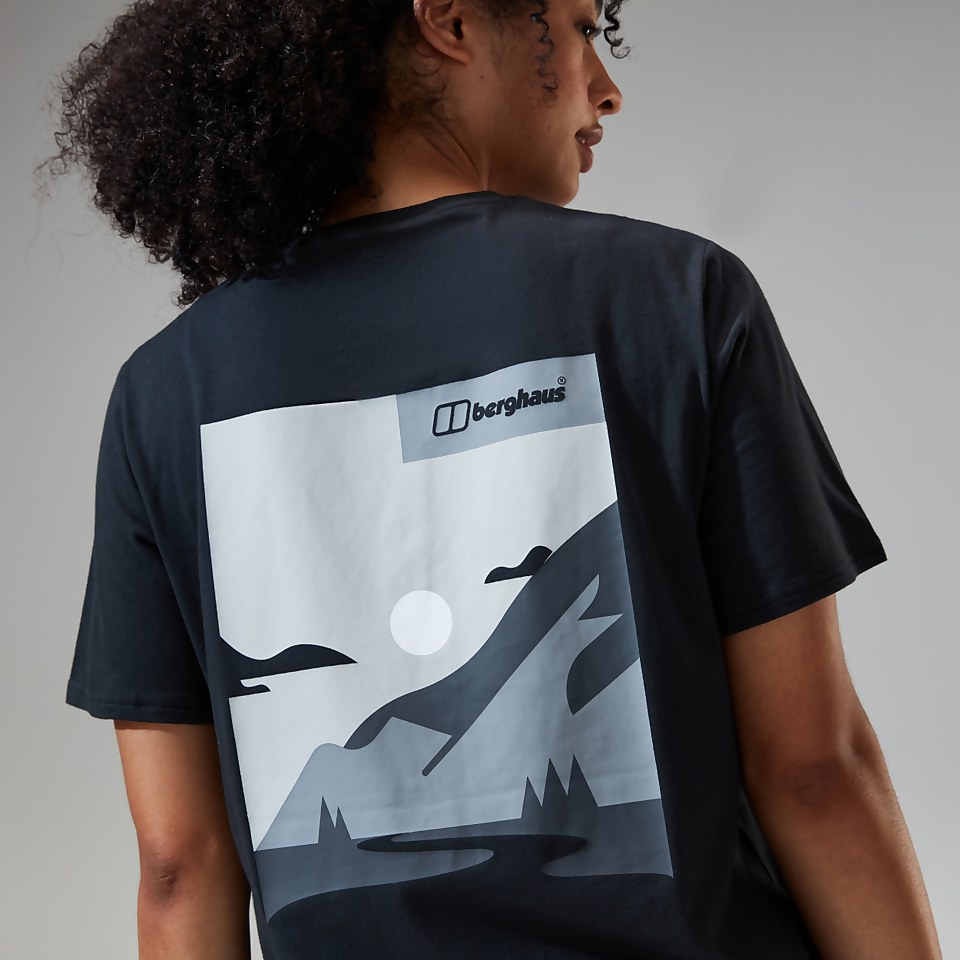 Boyfriend Buttermere Short Sleeve Tee für Damen - Schwarz