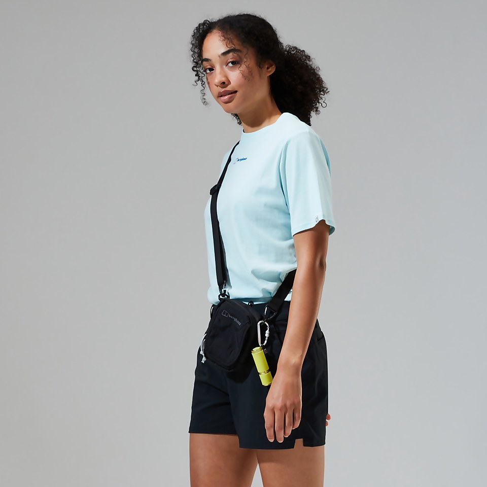 Women's Boyfriend Dolomites MTN Short Sleeve Tee Light Blue