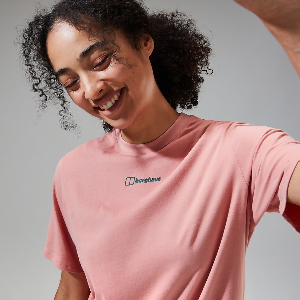 Women's Boyfriend Buttermere Short Sleeve Tee Pink