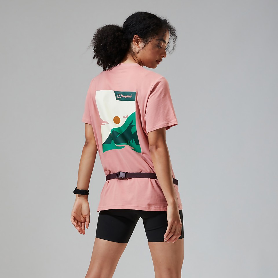 Women's Boyfriend Buttermere Short Sleeve Tee Pink