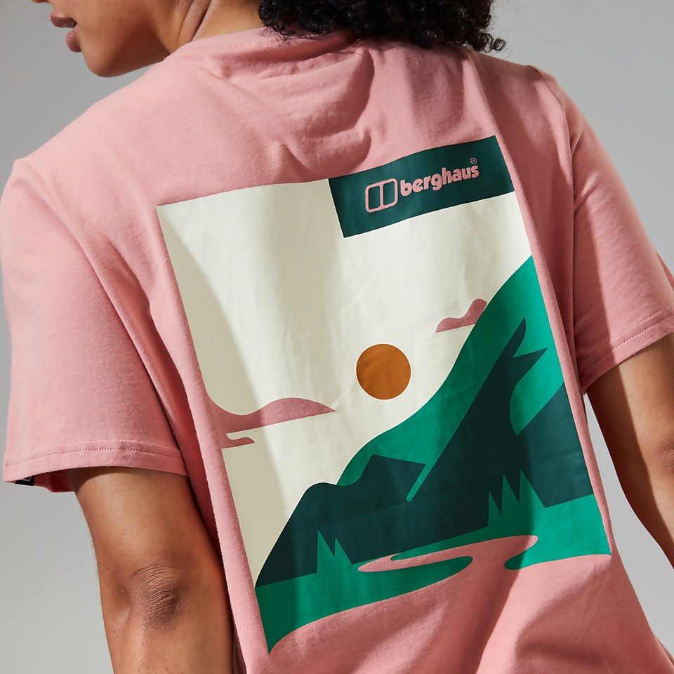 Women's Boyfriend Buttermere Short Sleeve Tee Pink
