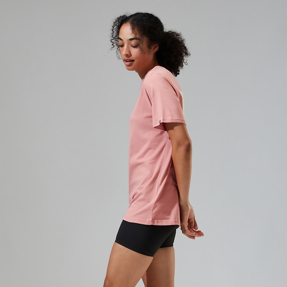 Women's Boyfriend Buttermere Short Sleeve Tee Pink