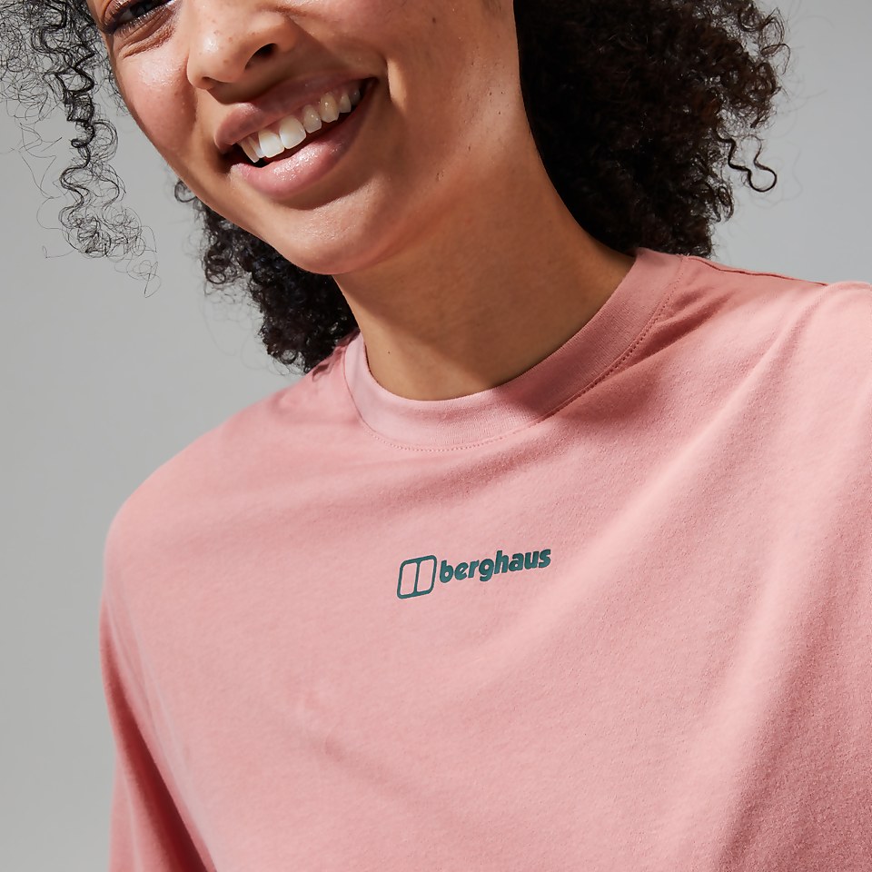 Women's Boyfriend Buttermere Short Sleeve Tee Pink