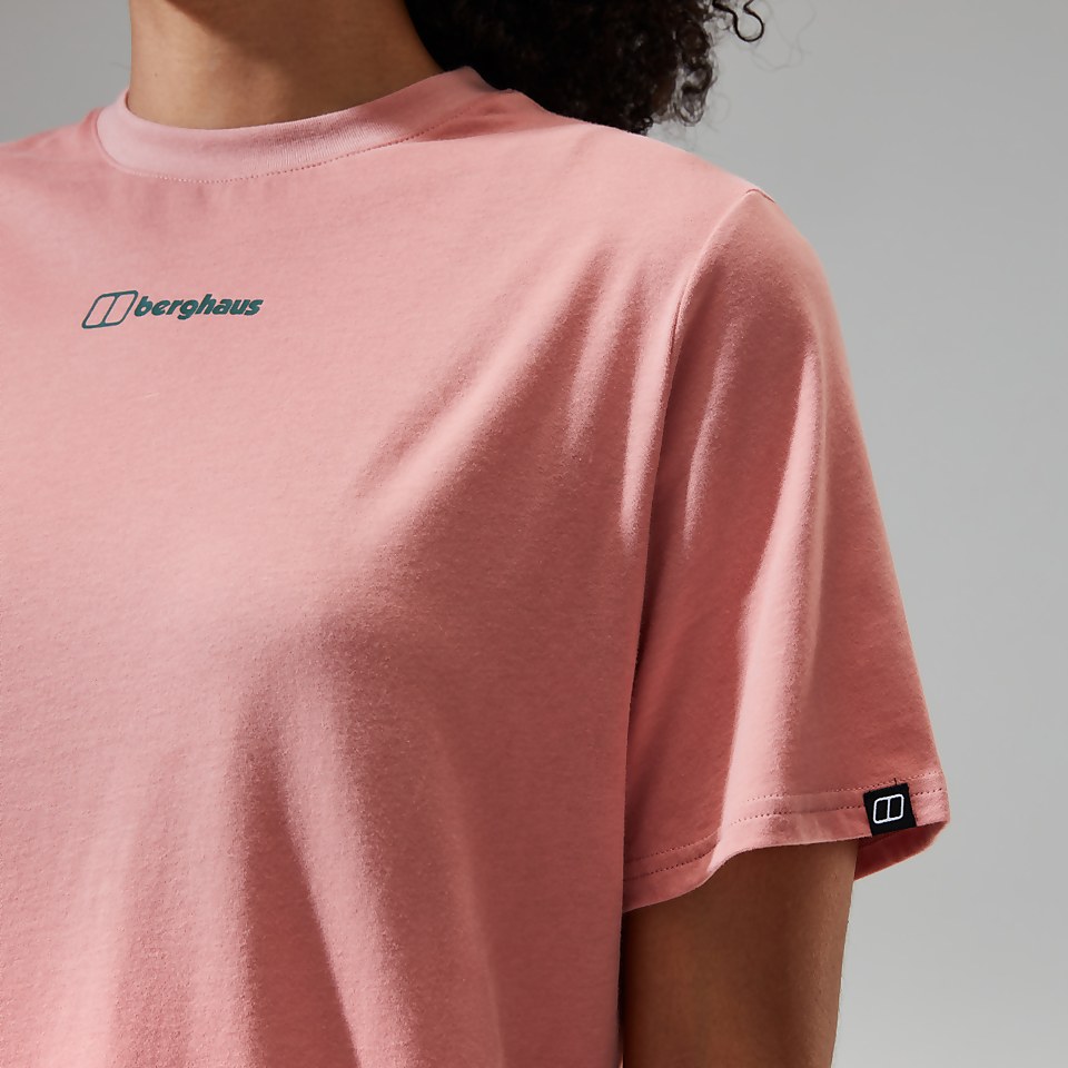 Women's Boyfriend Buttermere Short Sleeve Tee Pink