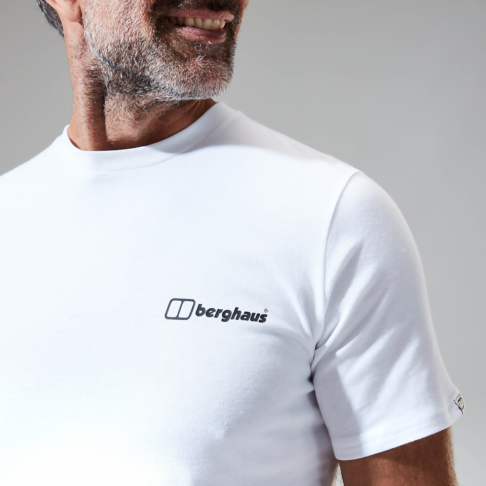 Snowdon Colour Logo Short Sleeve Tee für Herren - Weiß