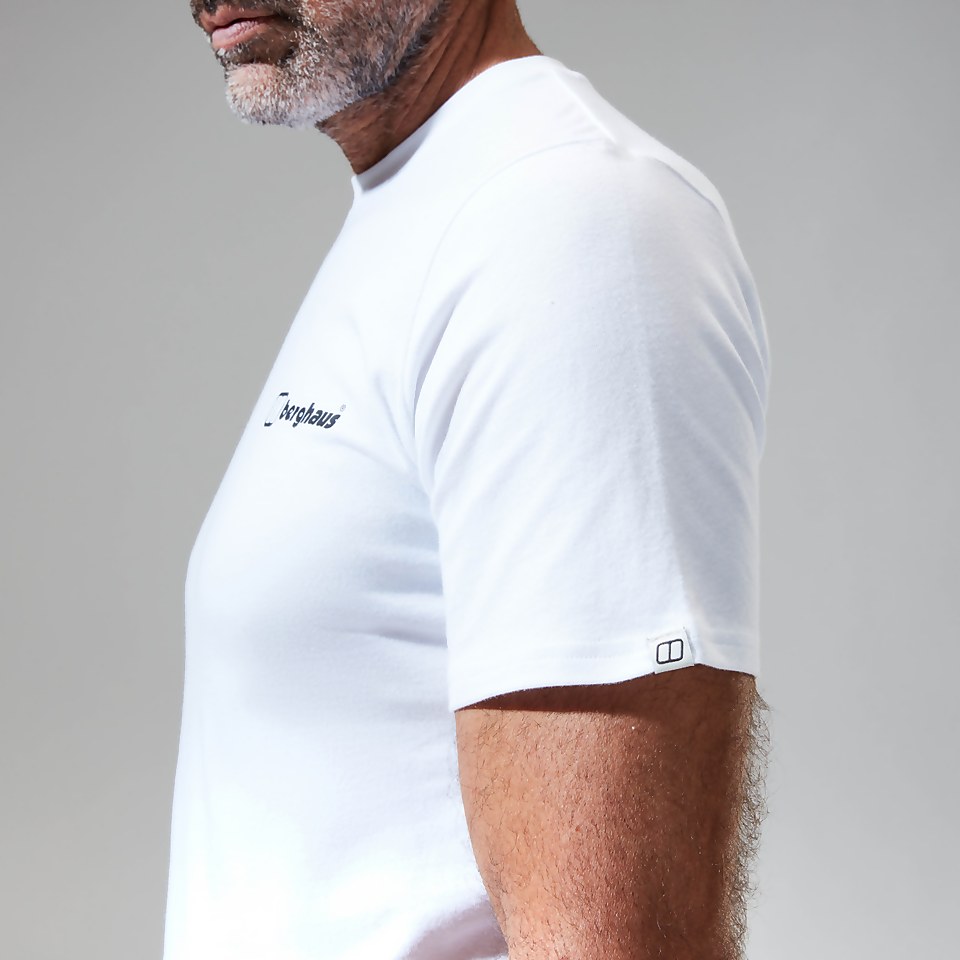 Snowdon Colour Logo Short Sleeve Tee für Herren - Weiß
