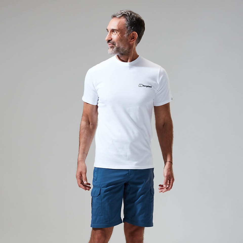 Snowdon Colour Logo Short Sleeve Tee für Herren - Weiß