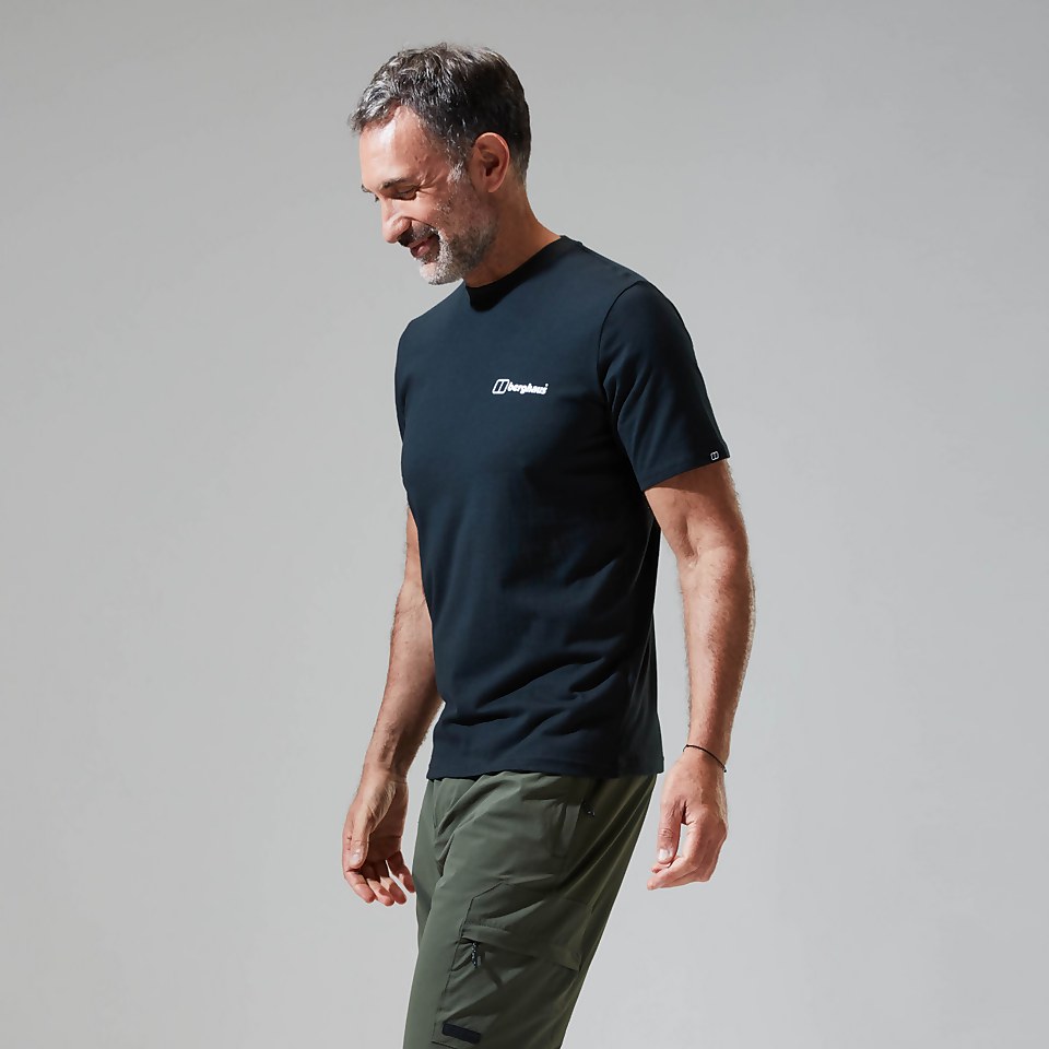 Snowdon Colour Logo Short Sleeve Tee für Herren - Schwarz