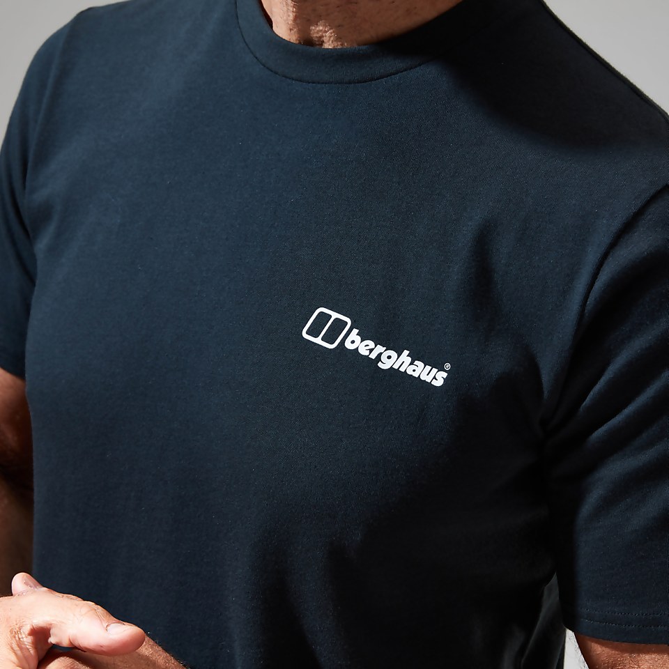 Snowdon Colour Logo Short Sleeve Tee für Herren - Schwarz