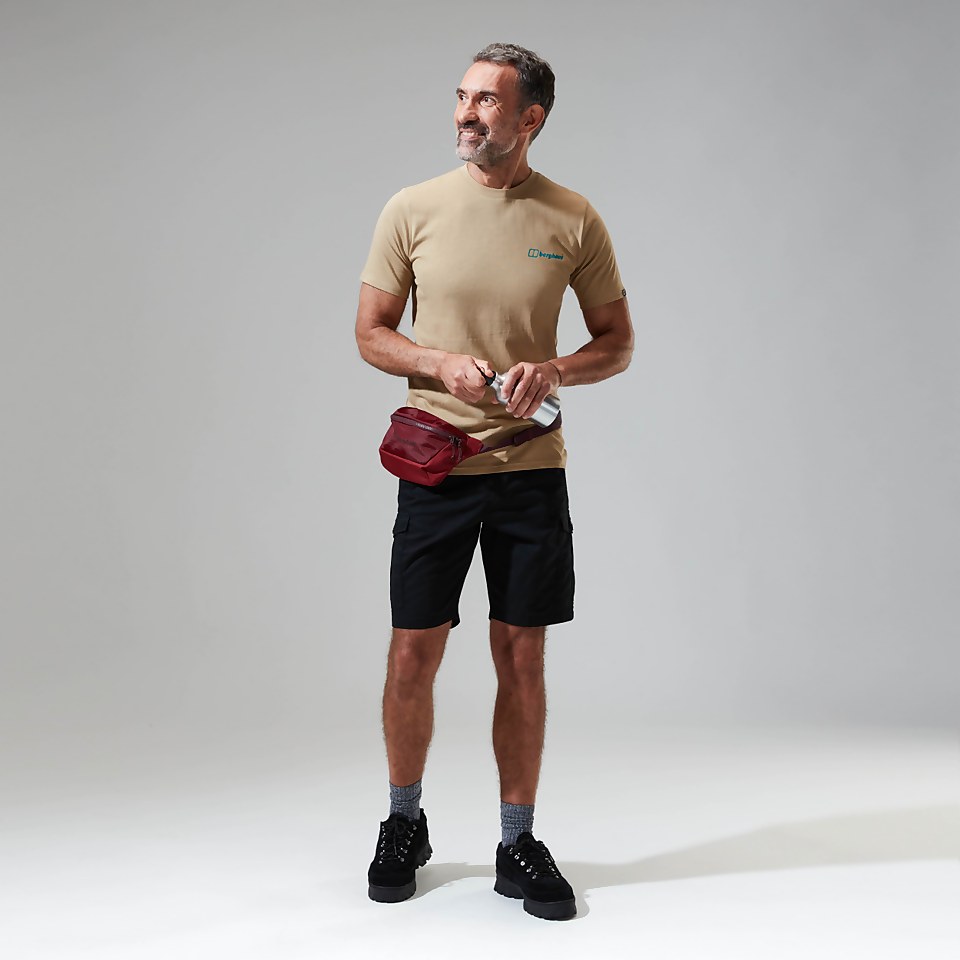 Snowdon Colour Logo Short Sleeve Tee für Herren - Naturfarben