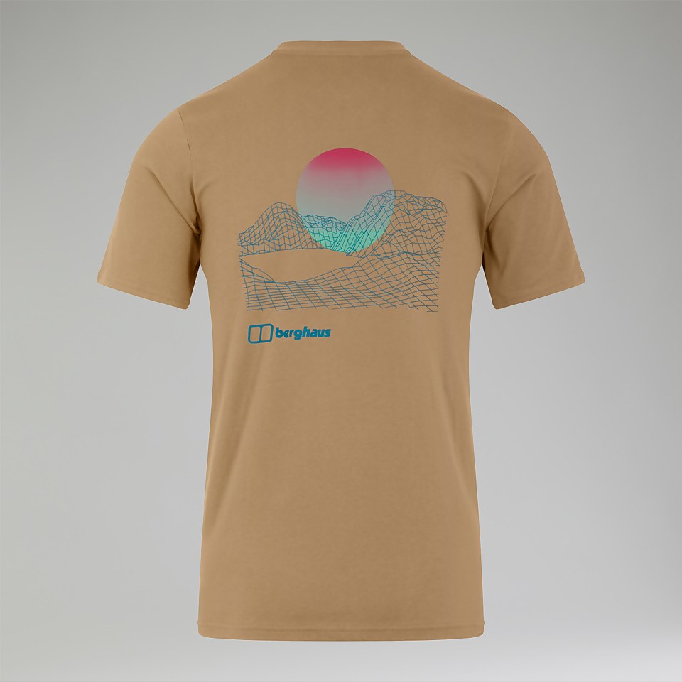 Snowdon Colour Logo Short Sleeve Tee für Herren - Naturfarben