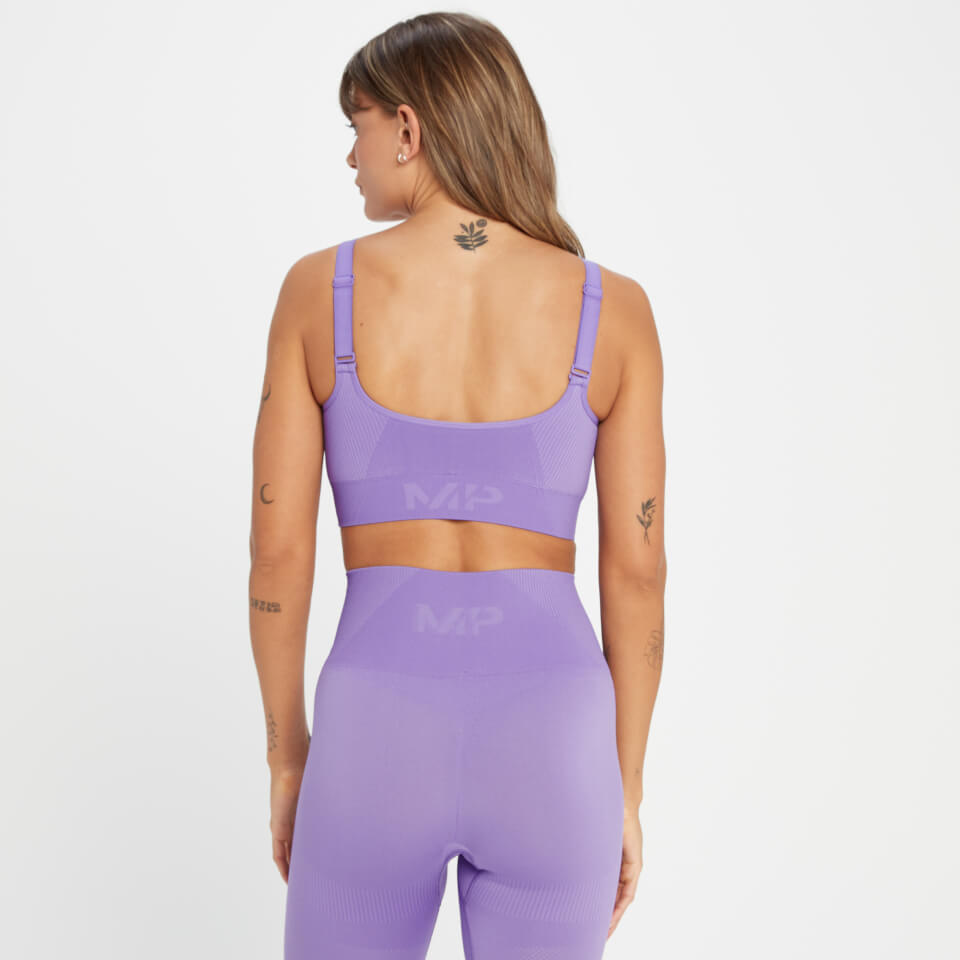 MP Women's Tempo Tonal Seamless Sports Bra - Electric Lilac