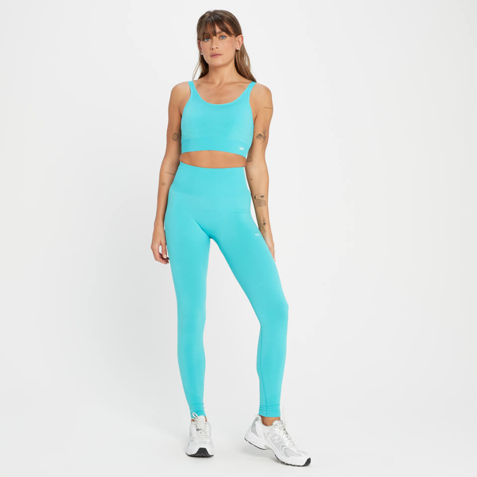 MP Women's Tempo Tonal Seamless Leggings - Bright Turquoise