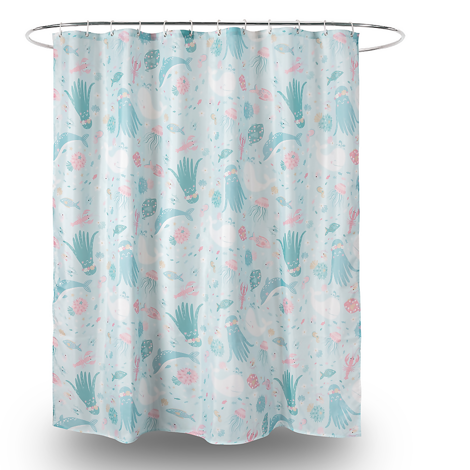 Homebase Under the Sea Shower Curtain