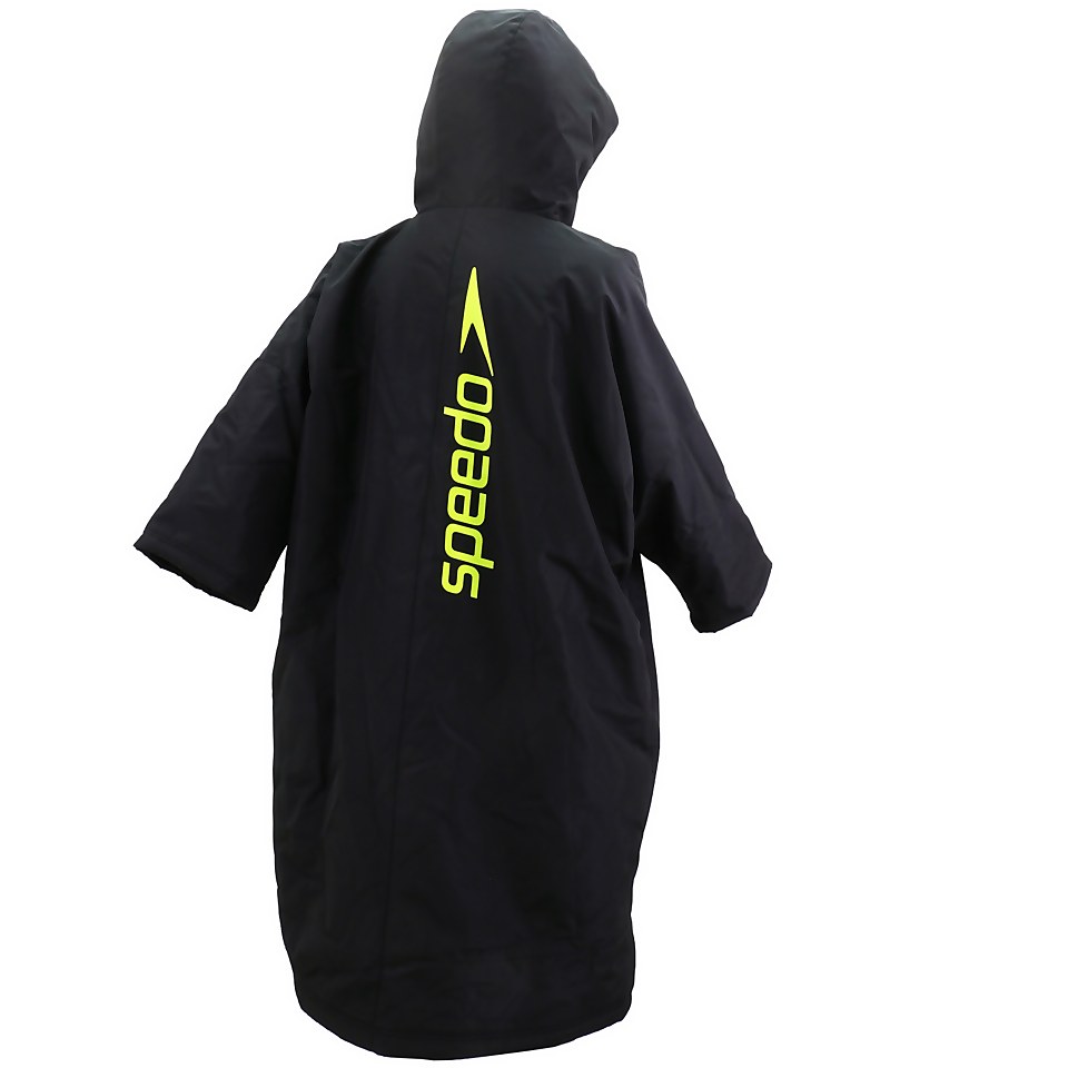 Adult Thermal Dry Change Robe Black/Green