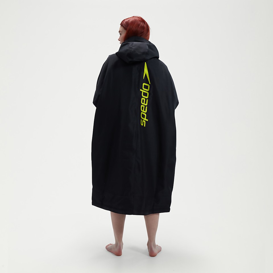 Adult Thermal Dry Change Robe Black/Green