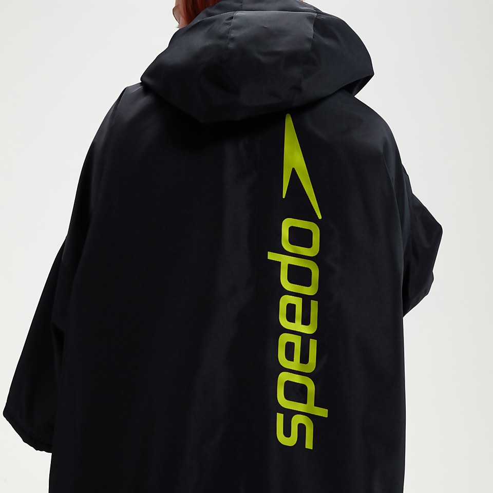 Adult Thermal Dry Change Robe Black/Green