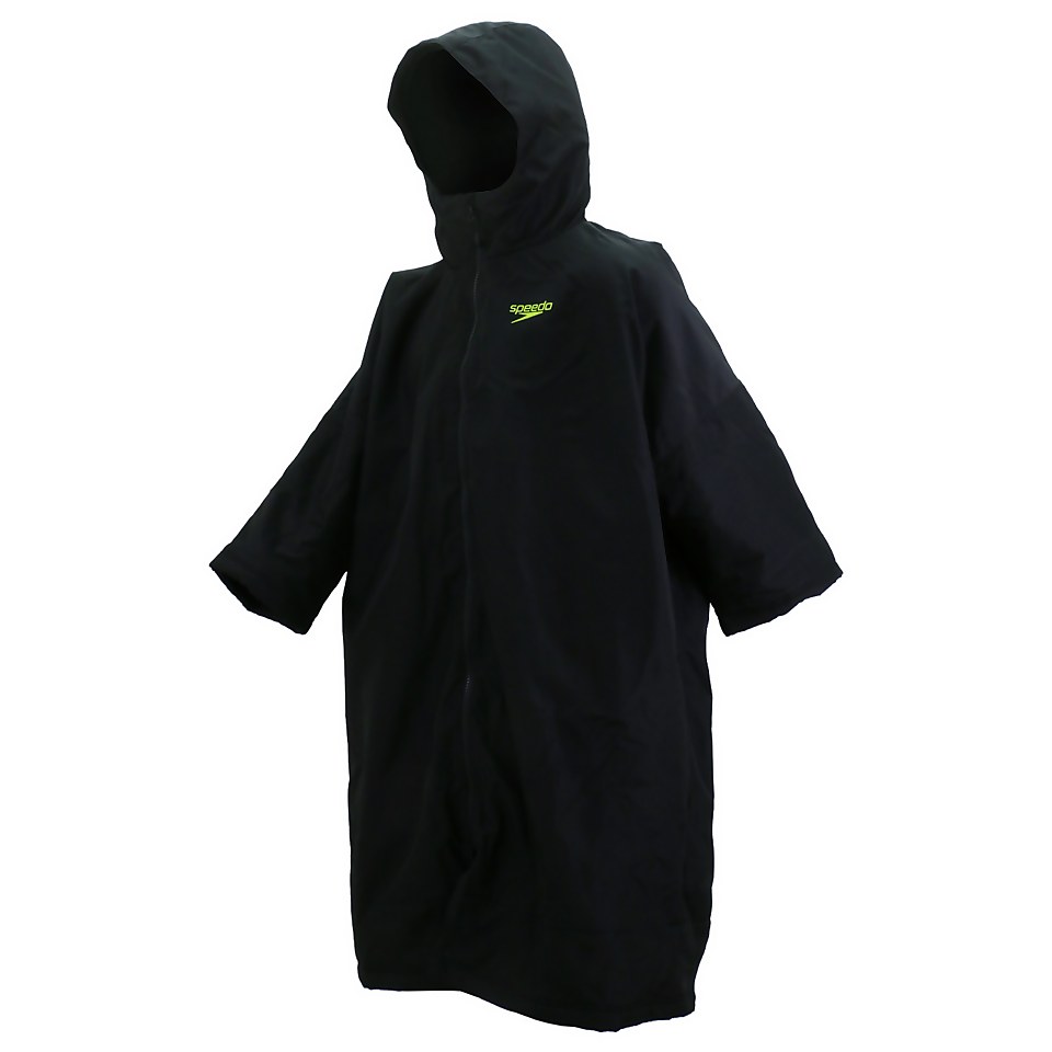 Adult Thermal Dry Change Robe Black/Green
