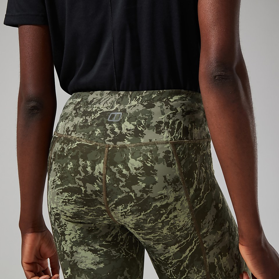 Zannia 7/8 Leggings für Damen - Grün/Dunkelgrün