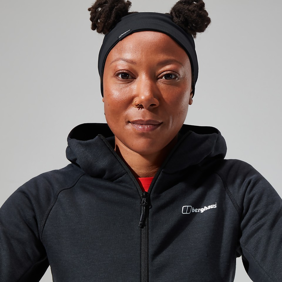 Heuberg Hoodie für Damen - Schwarz/Grau