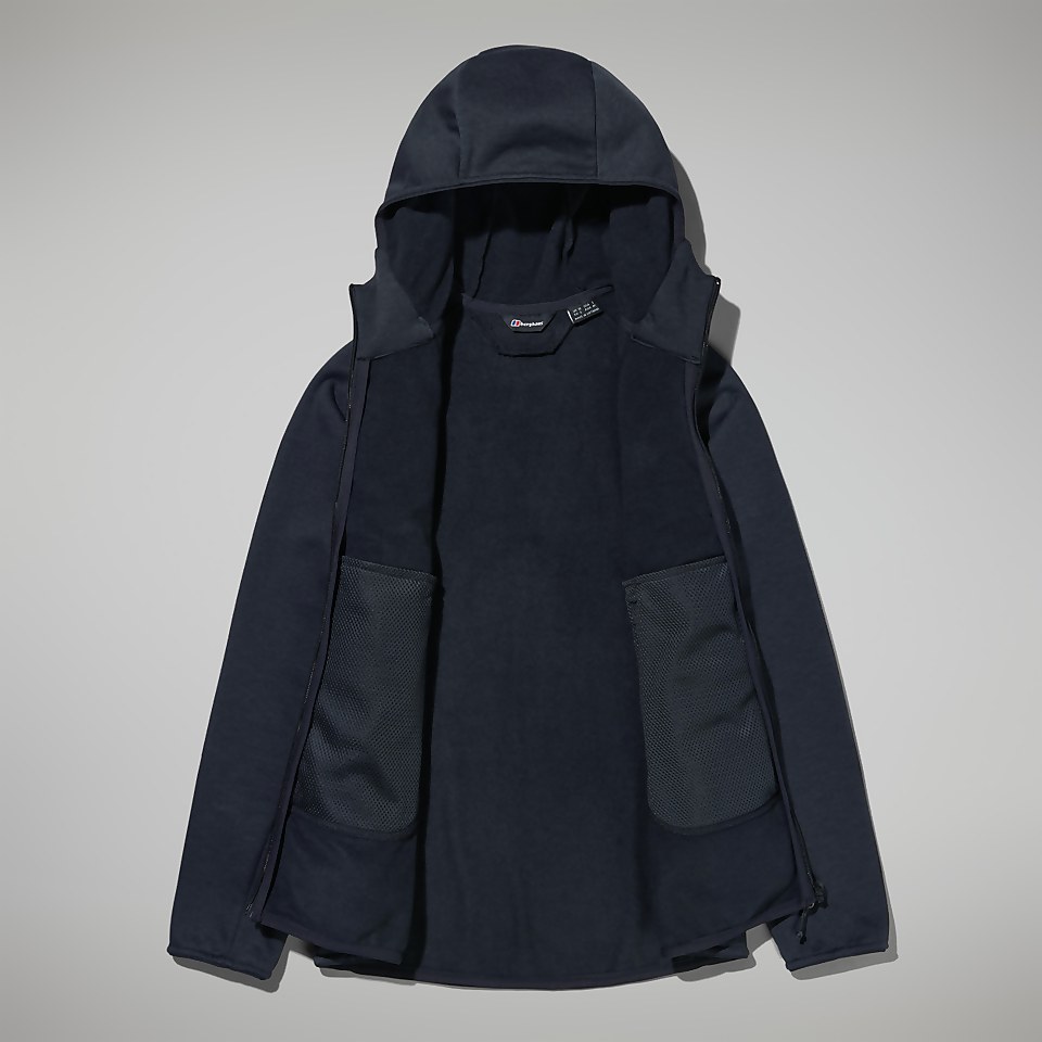 Heuberg Hoodie für Damen - Schwarz/Grau