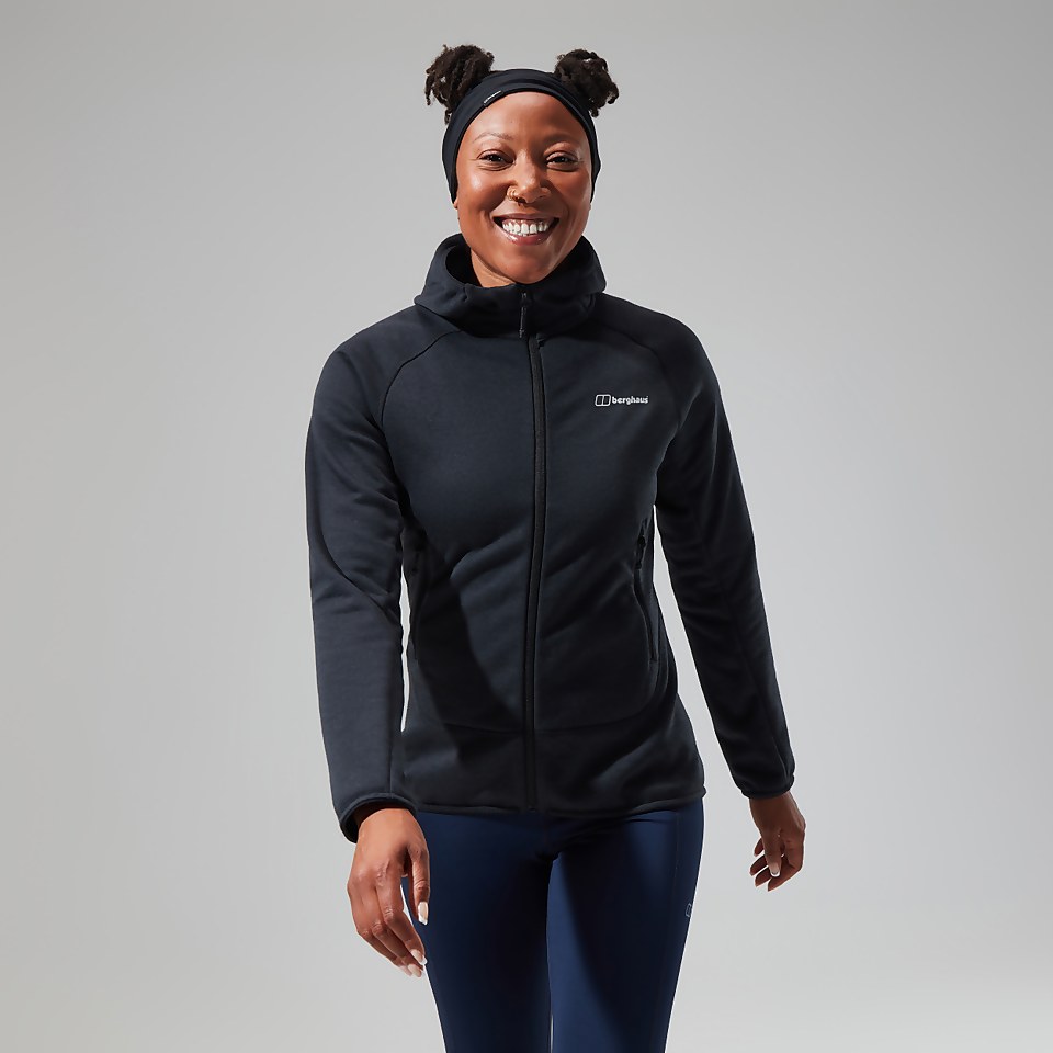 Heuberg Hoodie für Damen - Schwarz/Grau
