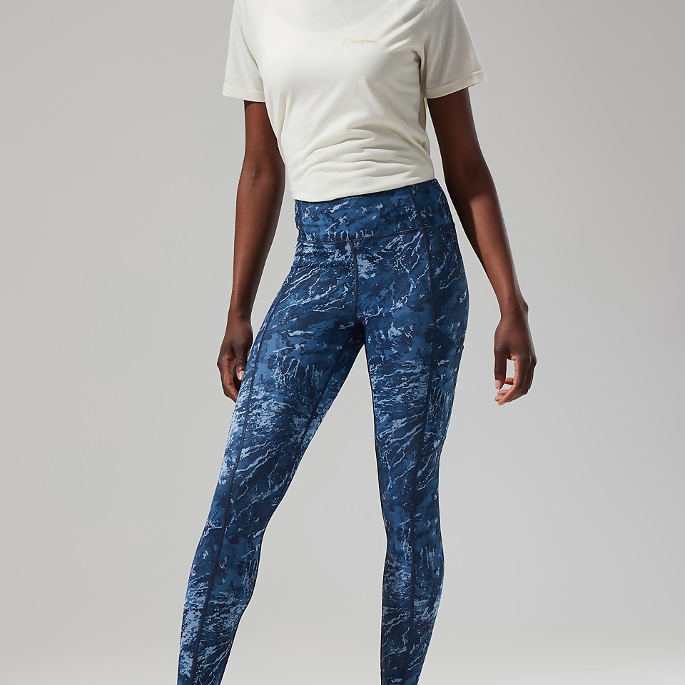Women's Zannia 7/8 Legging - Blue/Dark Blue