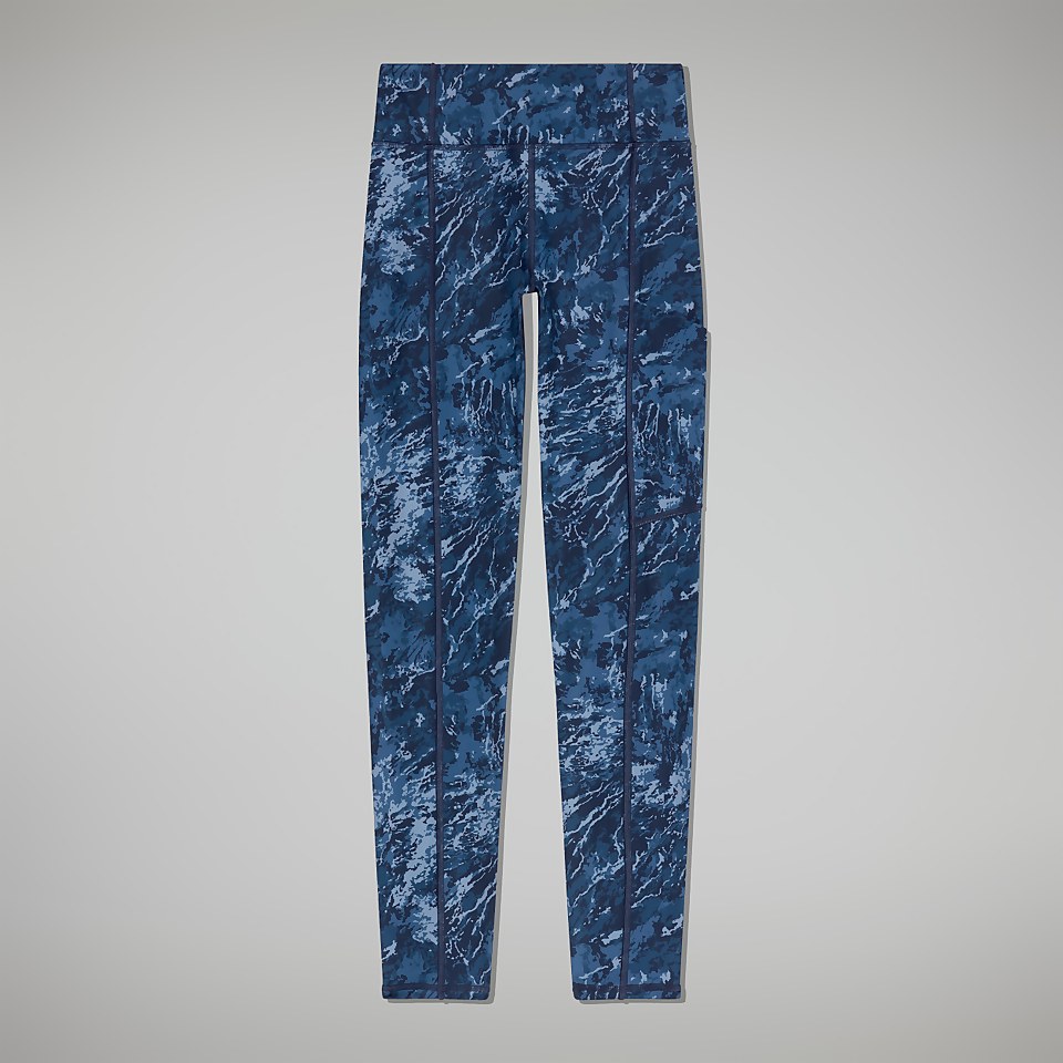 Women's Zannia 7/8 Legging - Blue/Dark Blue