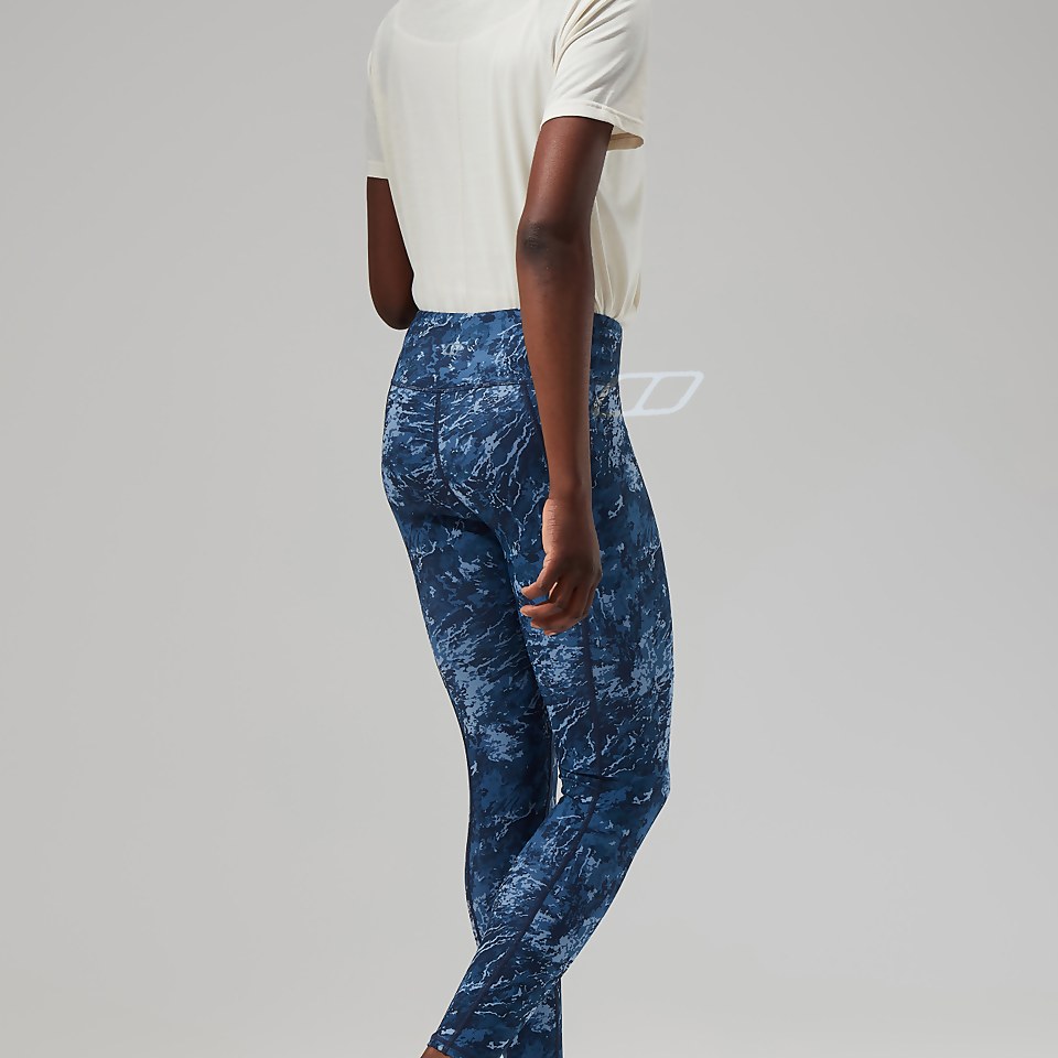 Women's Zannia 7/8 Legging - Blue/Dark Blue