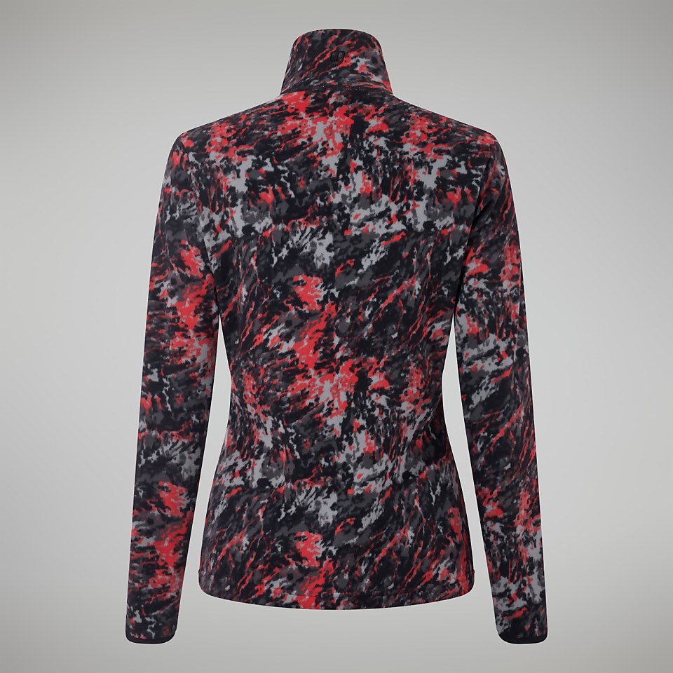 Women's Navala Half Zip Fleece - Light Grey/Dark Grey