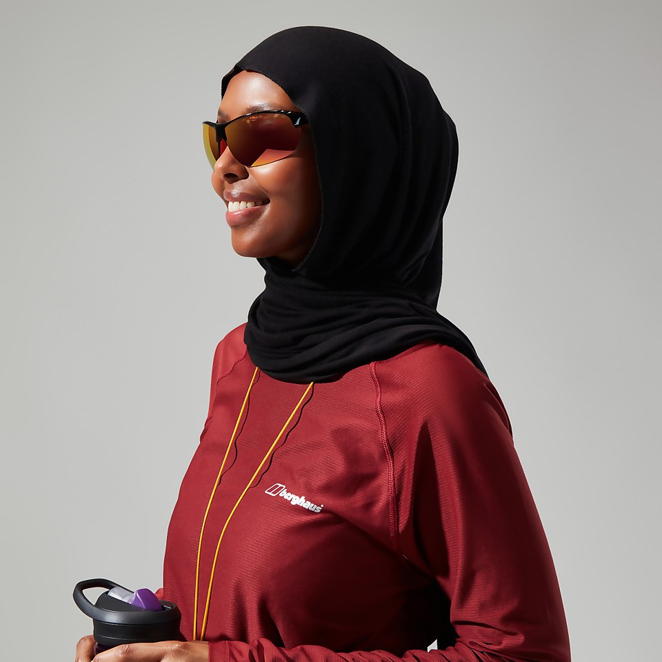 Women's 24/7 Tech Long Sleeve Crew Tee - Dark Red