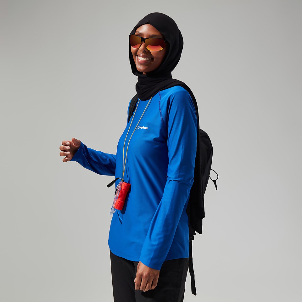 Women's 24/7 Tech Long Sleeve Crew Tee - Blue