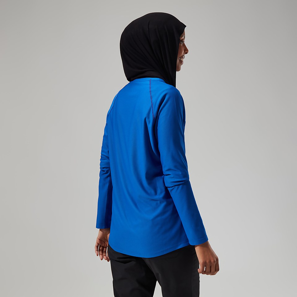 Women's 24/7 Tech Long Sleeve Crew Tee - Blue