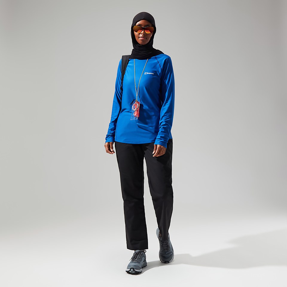 Women's 24/7 Tech Long Sleeve Crew Tee - Blue