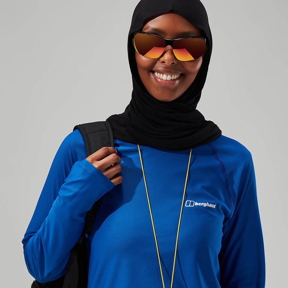 Women's 24/7 Tech Long Sleeve Crew Tee - Blue