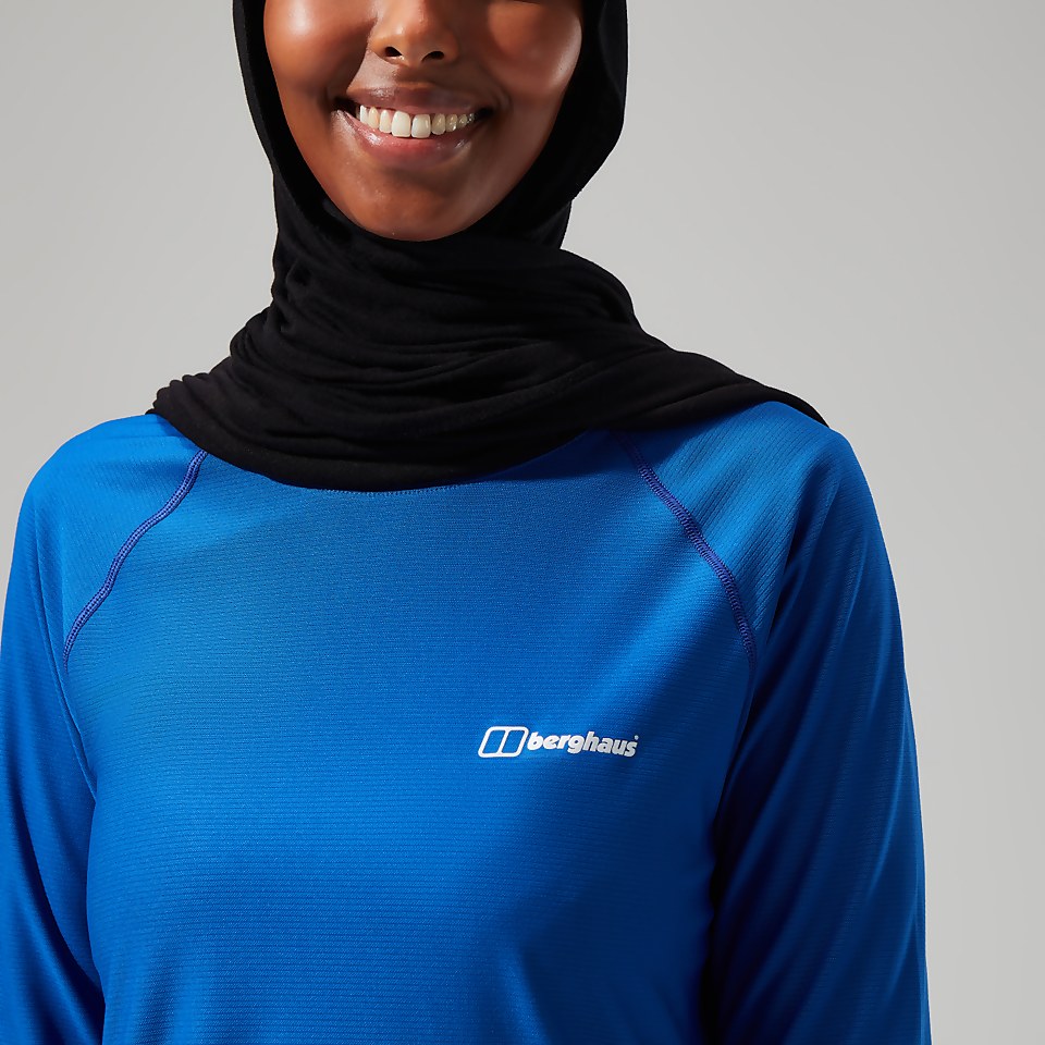 Women's 24/7 Tech Long Sleeve Crew Tee - Blue