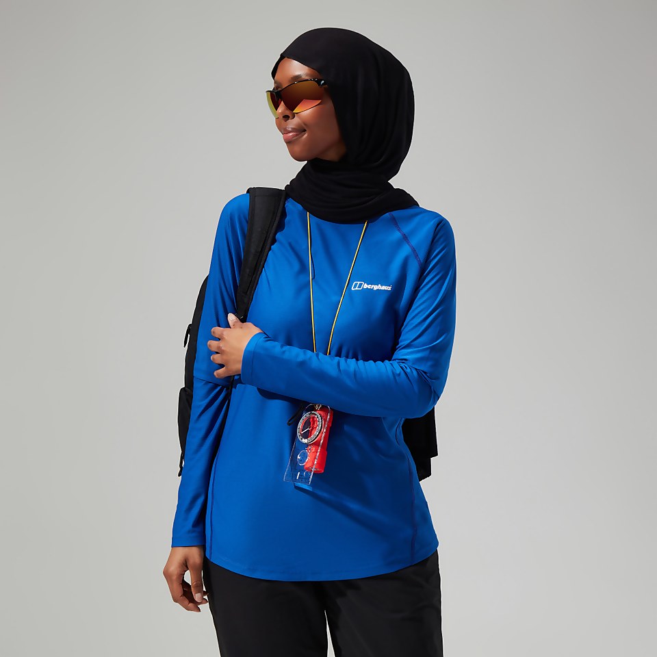 Women's 24/7 Tech Long Sleeve Crew Tee - Blue