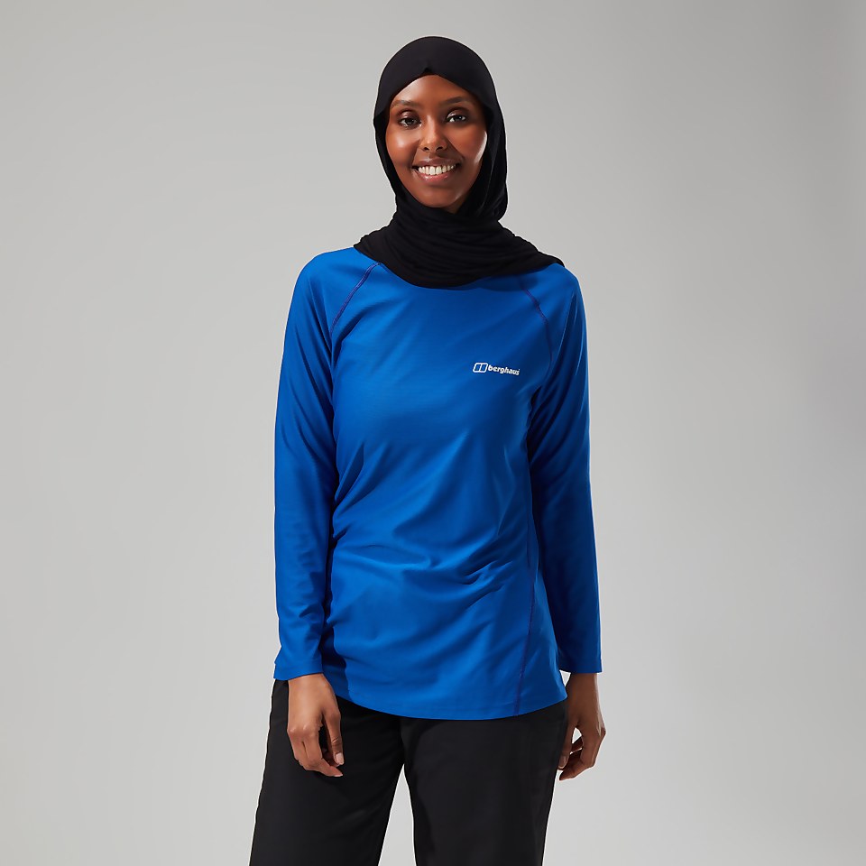 Women's 24/7 Tech Long Sleeve Crew Tee - Blue