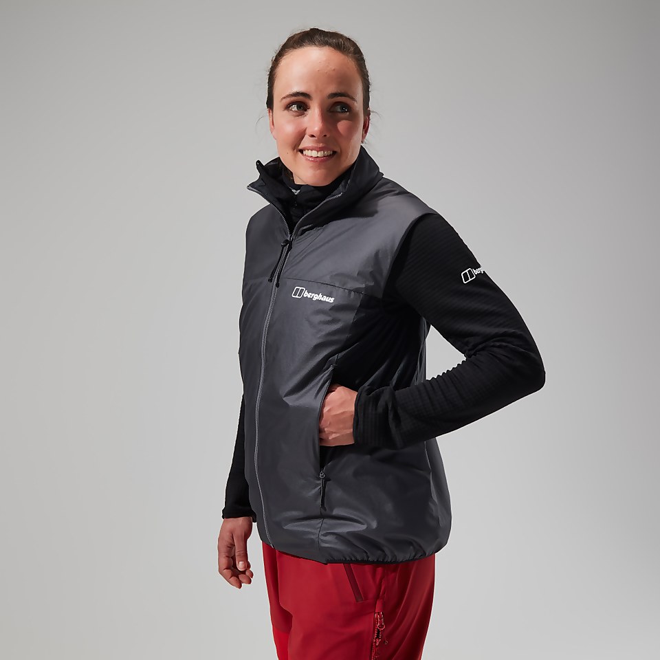 MTN Arete Synthetische Weste für Damen - Grau/Schwarz