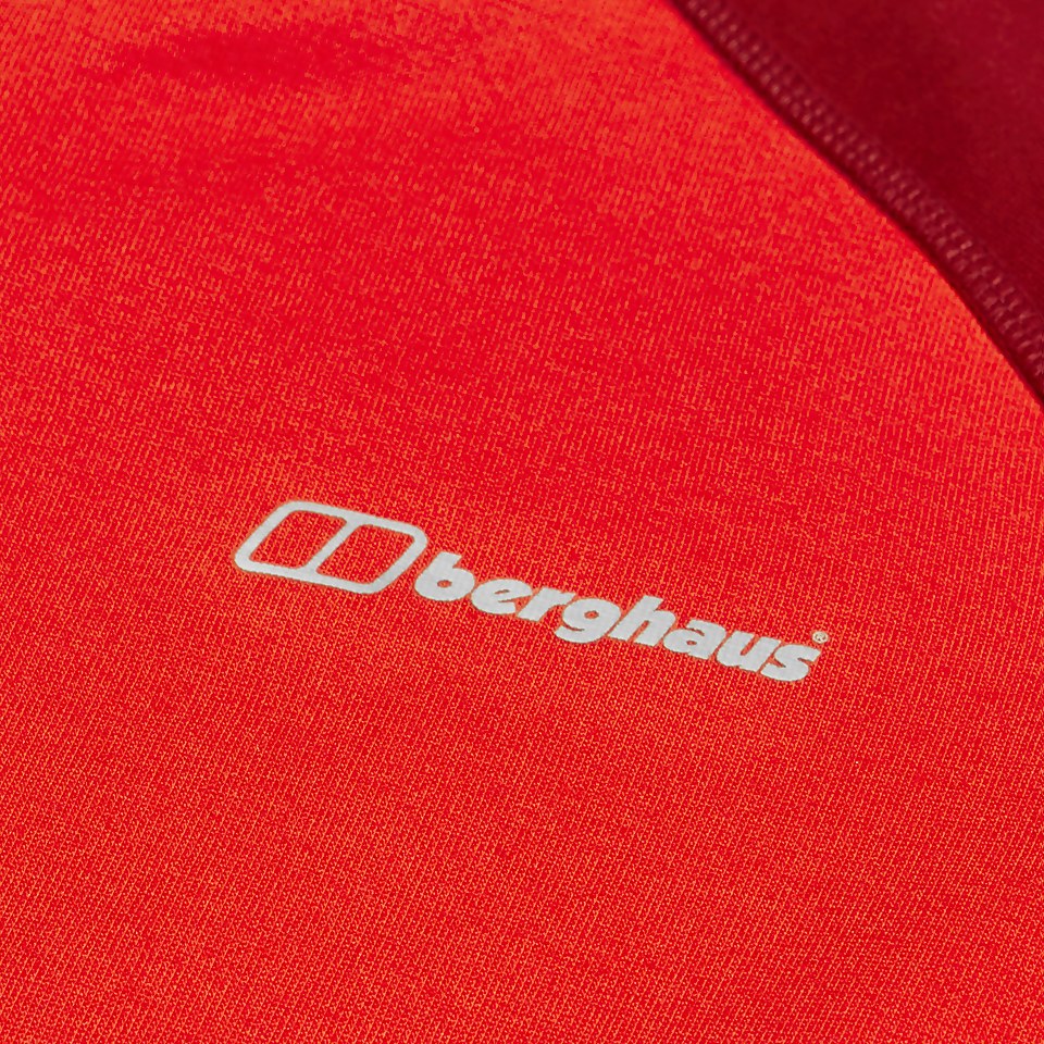 Women's Heuberg Hoody - Orange/Dark Red