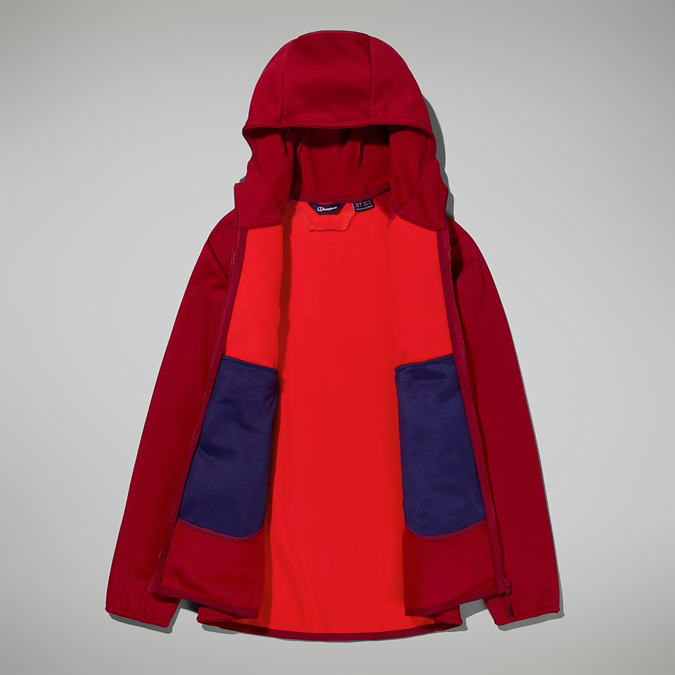Women's Heuberg Hoody - Orange/Dark Red