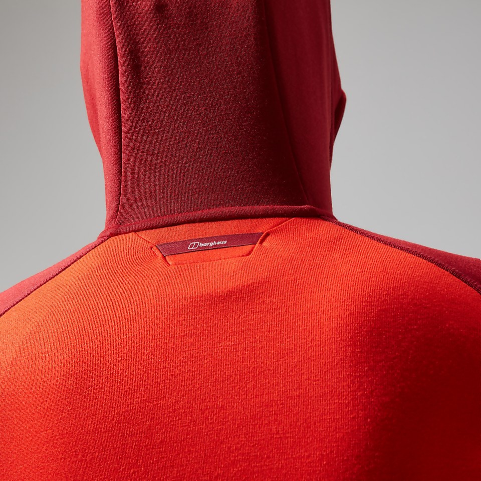 Women's Heuberg Hoody - Orange/Dark Red